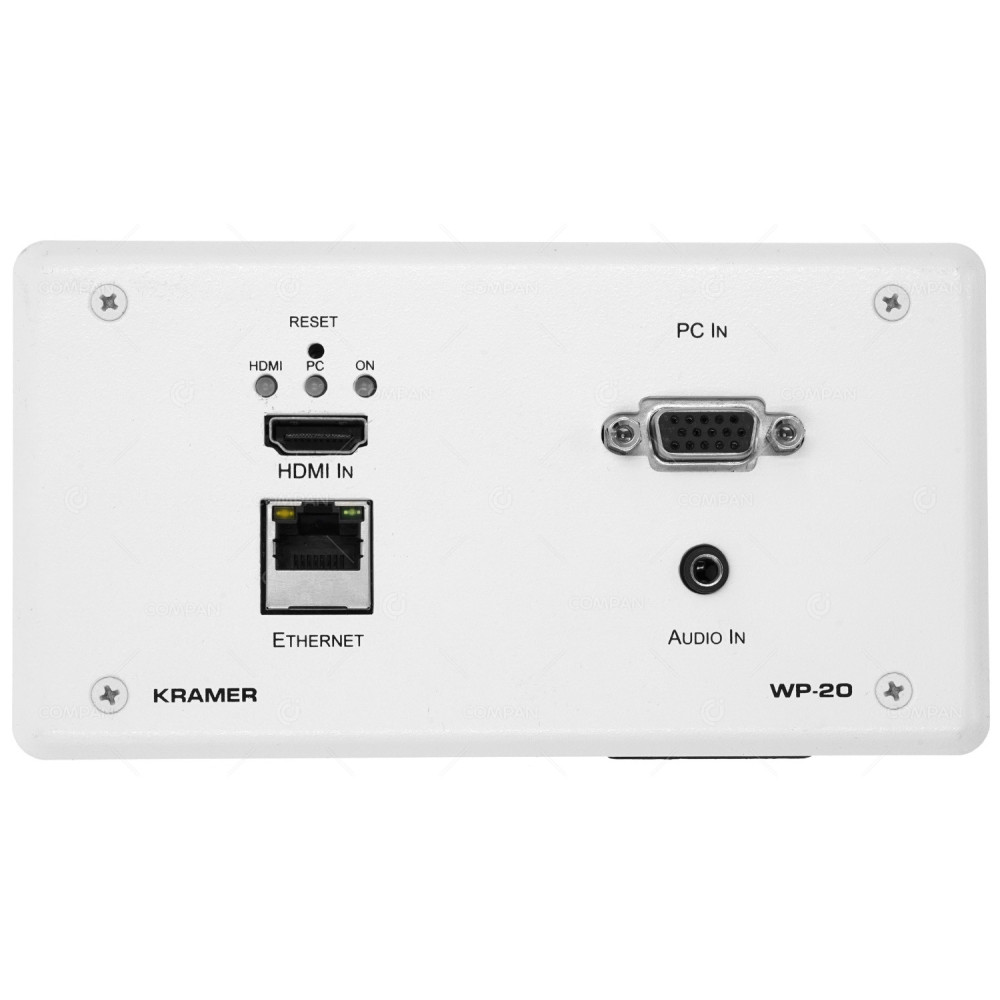 WP-20 KRAMER WP-20 HDMI & VGA WALL–PLATE AUTO SWITCHER WITH AC  RS-232